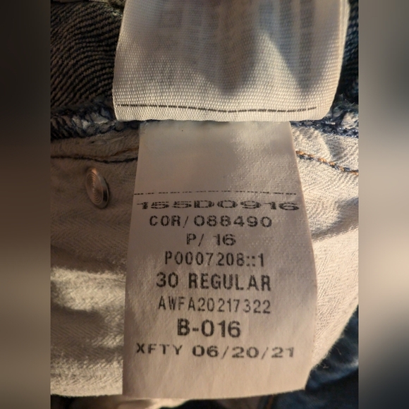 Abercrombie & Fitch Straight Leg Blue Jeans curve Ultra High Rise - Picture 7 of 9